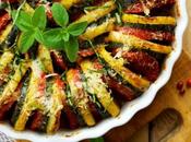 Tian provençal plat d'été avec légumes saison, pleins soleil vitamines