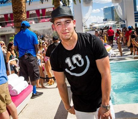 LAS VEGAS, NV - August 2: ***HOUSE COVERAGE*** Nick Jonas hosts and performs at Drai's Beach Club at The Cromwell in Las Vegas, NV on August 2, 2015. Credit: Erik Kabik Photography/ MediaPunch/IPX
