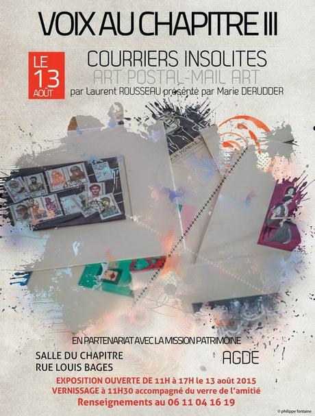 Exposition Courriers Insolites – Laurent Rousseau / Voix au Chapitre 3 à Agde