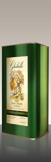 huile Ghibello en tôle de 5L, à acheter sur www.oliving.fr
