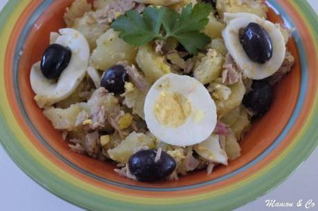 Salade de pommes de terre aux accents marocains