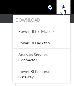 Power BI download options
