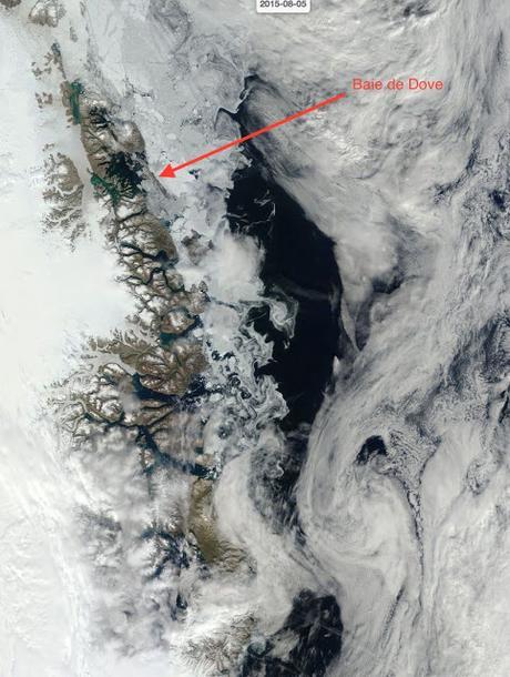 volutes de banquise au Groenland nord-est