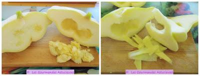 Pâtisson à la moutarde à l'ancienne et Naans