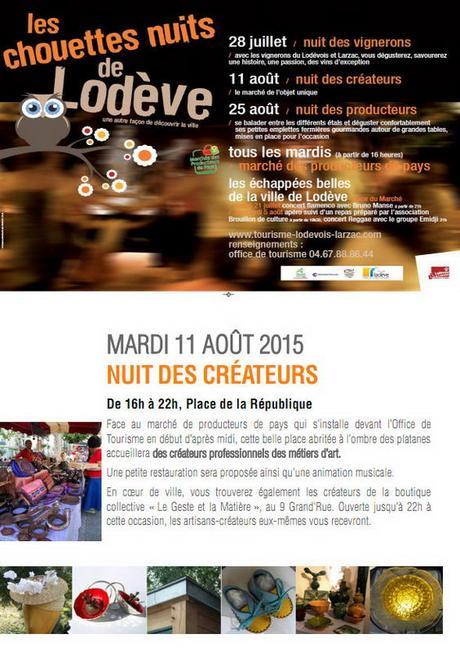Nuit des créateurs à Lodève