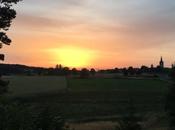 Coucher soleil d'été, repos...