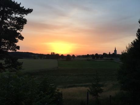 Coucher de soleil d'été, et repos...