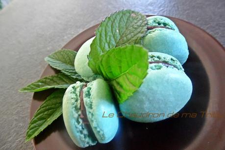 macaron choco-menthe