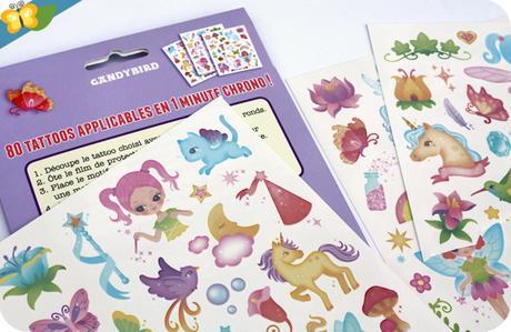 Tatouages Monde Magique - Fleurus - Candybird