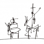 illustration de don quichotte
