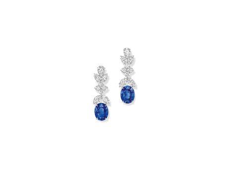 Incredible Sapphire and Diamond Drop Earrings