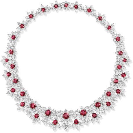 Incredible Ruby and Diamond Necklace