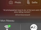 L'application Réseau ajoute Widget votre iPhone