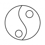 dessin de yin yang