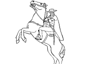 dessin zorro