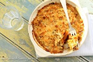 Crumble au parmesan et cumin de carottes cuisinées LOU 041