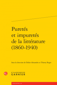 Puretés et impuretés de la littérature