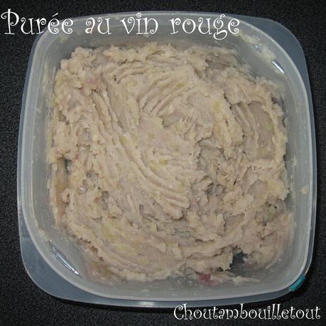 purée vin rouge