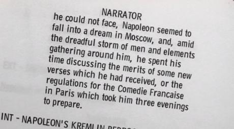 Script Napoleon Document officiel