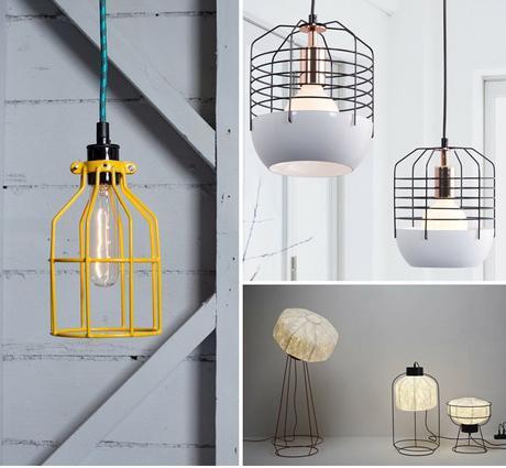 Les luminaires « Cage » lampe-cage