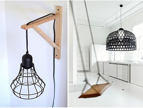 Les luminaires « Cage » lampe-cage