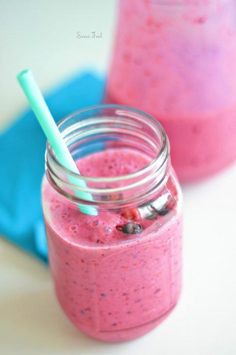 Smoothie fruits rouges 2