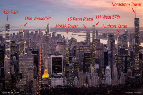 La skyline de Manhattan en 2030