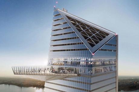 La plateforme d'observation de la future tour de luxe au 30 Hudson Yards