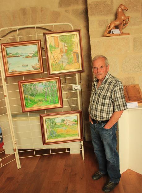 Arts au Chapitre, expo en milieu rural ! Maurice Moinet et ses peintures