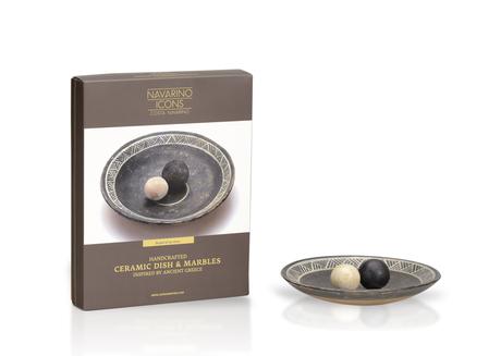 Ceramic Dish&Marbles +box