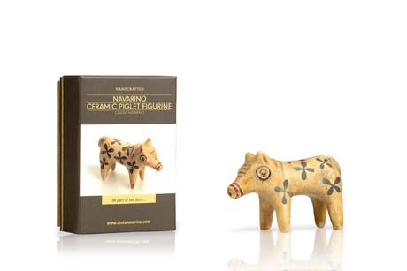 Ceramic Piglet Figurine +box