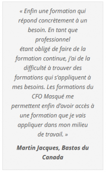 Commentaire Le CFO masqué