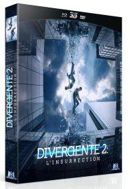 Combo Blu ray 3D Blu ray DVD divergente 2