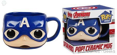 Geek : Les mugs et salières Funko Avengers