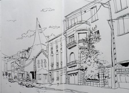 Croquis à Clermont