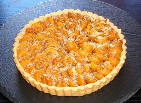 Tarte mirabelle après cuisson