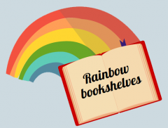 Un arc-en-ciel dans ma bibliothèque: Rainbow bookshelves