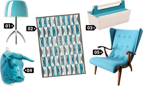 Ma wishlist déco : Touche de bleu décoration Bleu Turquoise / Canard