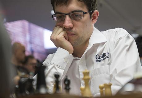 Maxime Vachier-Lagrave n'a pas réussi avec les Blancs à mettre la pression sur Aronian. Nulle sans histoire © Chess & Strategy