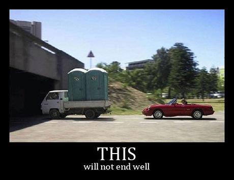 this will not end well - car wc