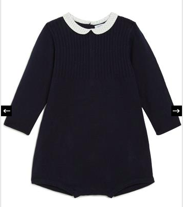 Combinaison courte en laine bébé fille Monoprix