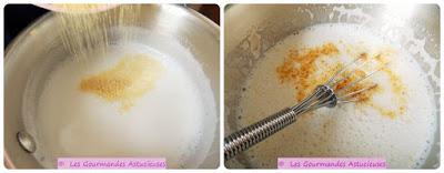 Gâteau de semoule aux Reine-Claude caramélisées (Vegan)