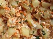 Salade pommes terre surimi ketchup