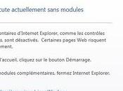 Démarrer Internet Explorer sans modules complémentaires (Safe Mode) pour résoudre plantages