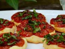 Tartelettes tatin tomates cerises
