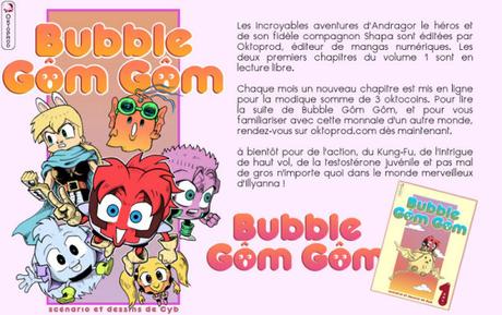 Premier volume du manga Bubble Gôm Gôm bientôt en vente !!