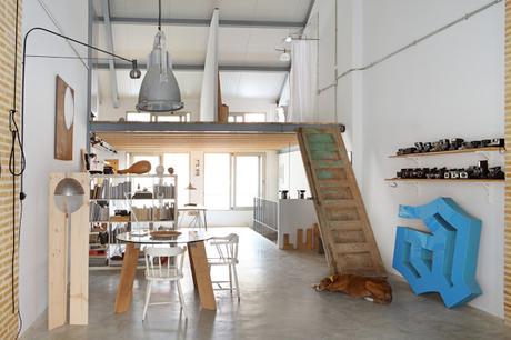 NOM D'UN LOFT DE DESIGNER QUI AIME LE VELO ET LES LAMPES !