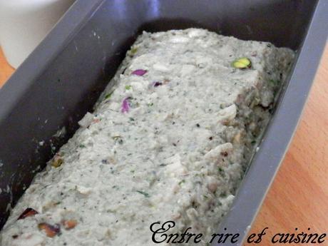 Terrine de Poulet aux Pistaches {rapide et légère}