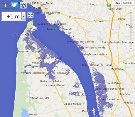 La montée des eaux pourrait submerger une partie du littoral français, selon la Nasa