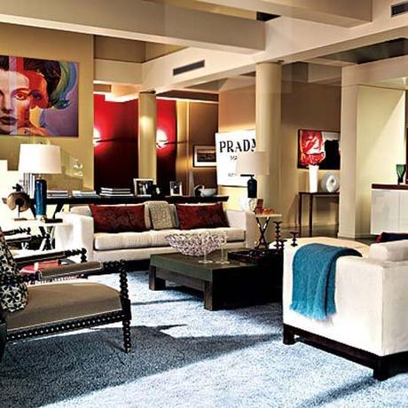 le salon l'Appartement des Van der Woodsen bass Gossip Girl.